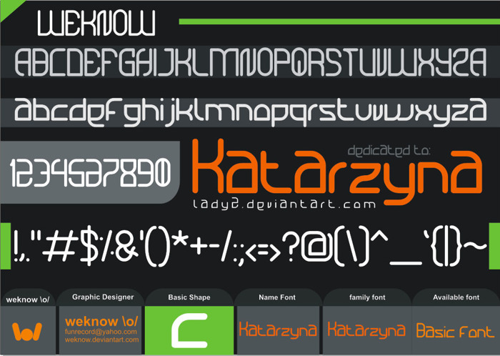 Katarzyna Font poster
