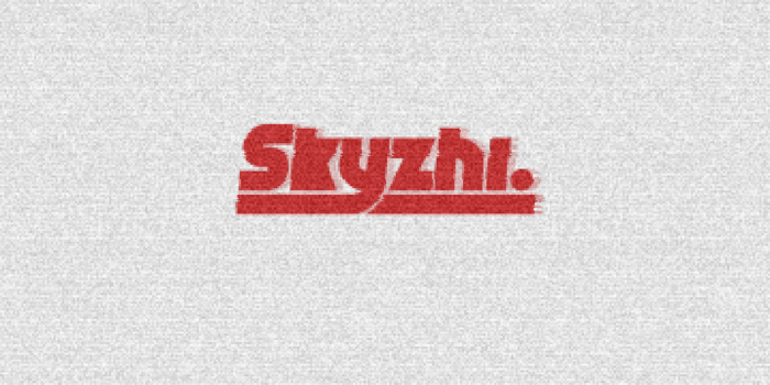 Skyzhi Font poster