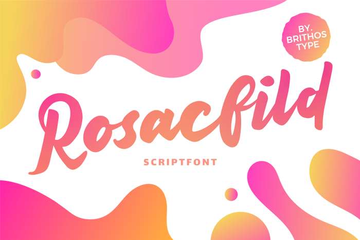 Rosacfild Font poster