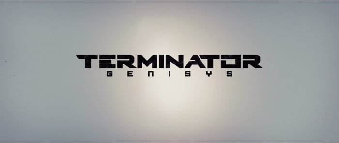 Terminator Genisys Font poster