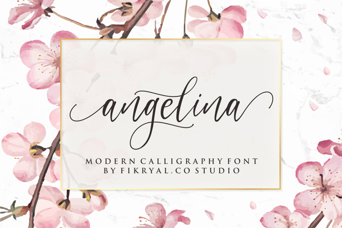 angelina Font poster