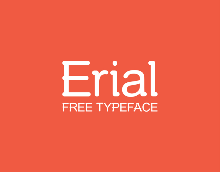Erial Font poster