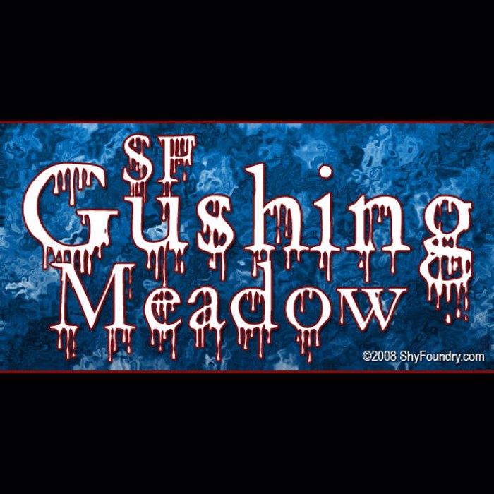 SF Gushing Meadow Font poster