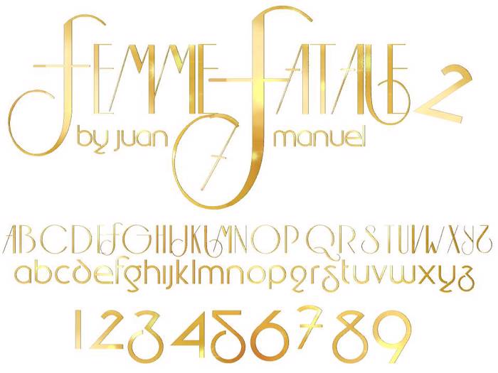 FEMME 2 Font poster