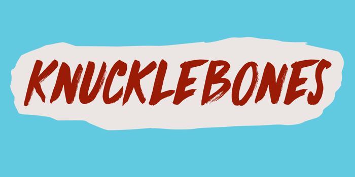 DK Knucklebones Font poster