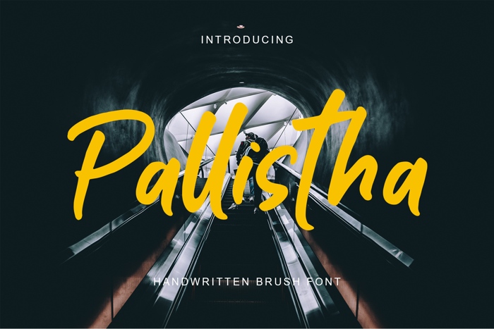 Pallistha Font poster