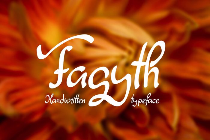 Fagyth Font poster