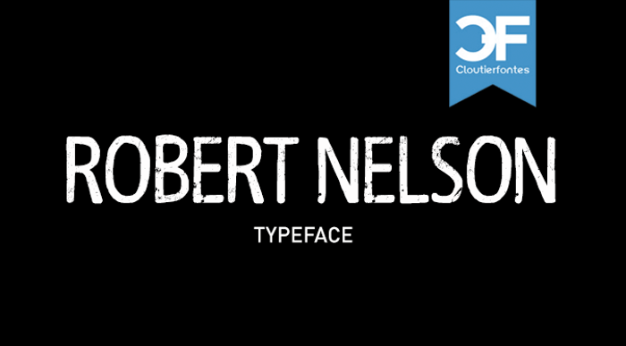CF Robert Nelson Font poster