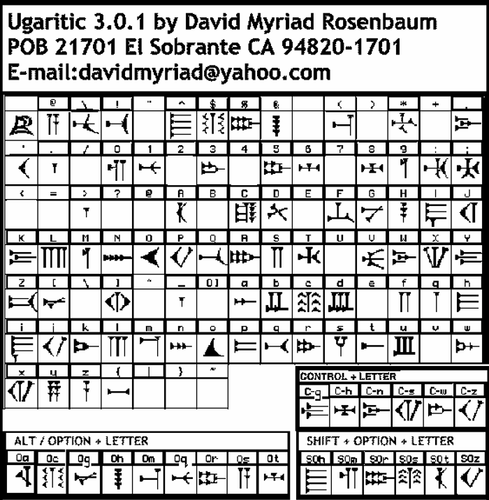 Ugaritic 3 poster