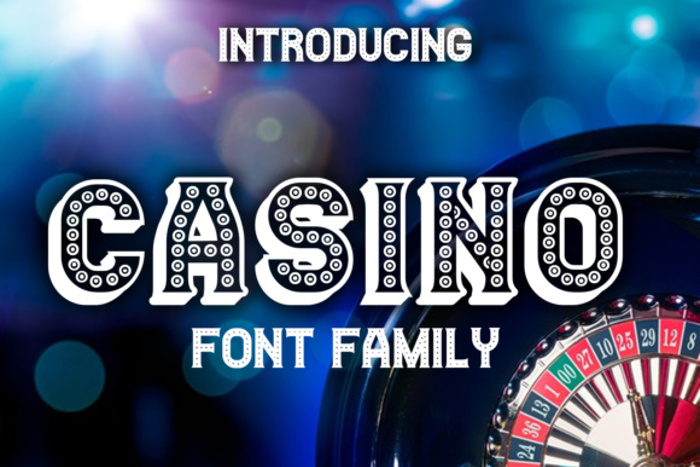 casino royale font word