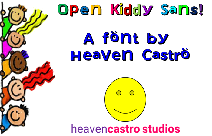Open Kiddy Sans poster