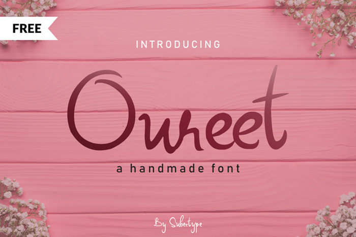Oureet Font poster