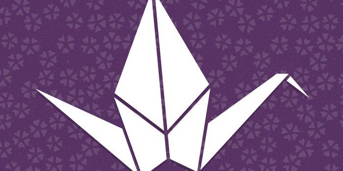 Origami Bats Font poster