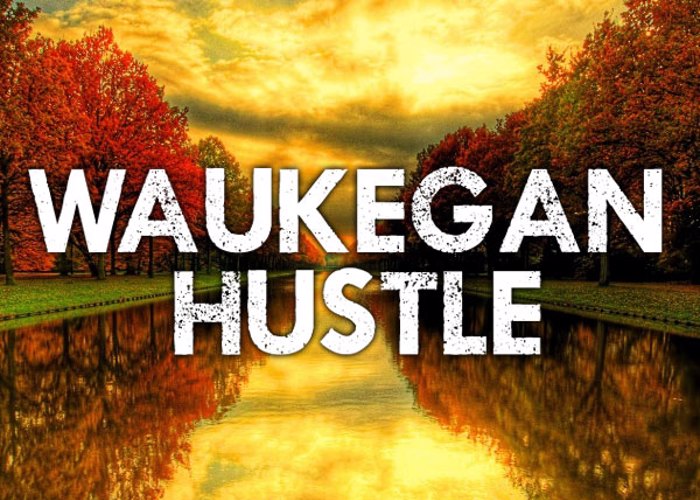 Waukegan Hustle Font poster