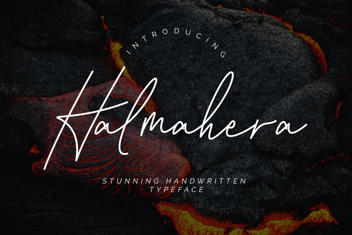 Halmahera Font poster
