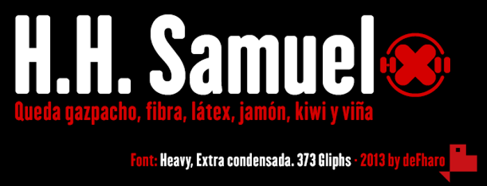 H.H. Samuel Font poster