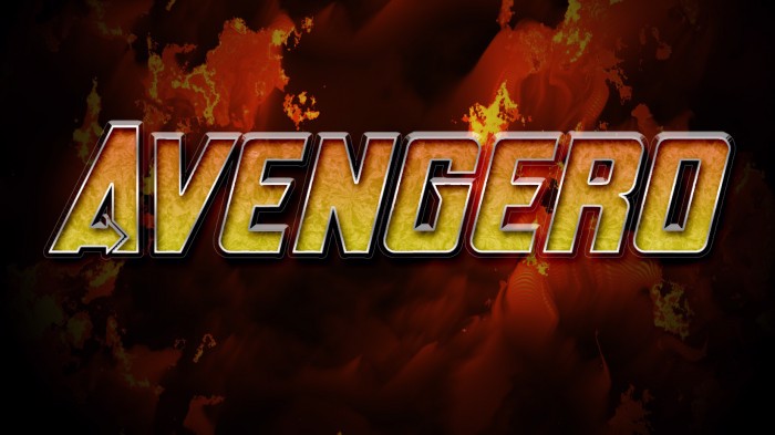 Avengero Font poster