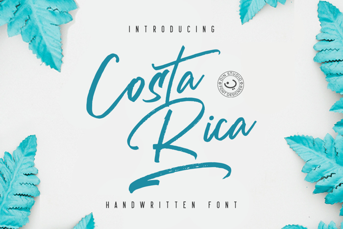 Costa Rica Font poster