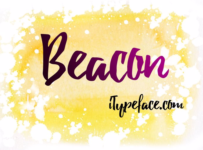 Beacon Font poster