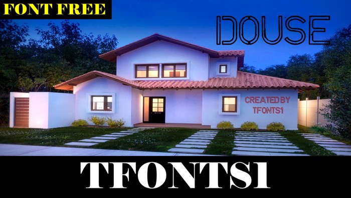Douse Font poster