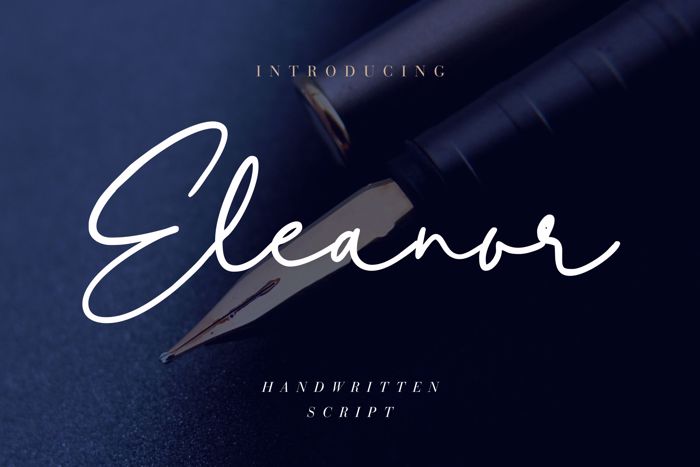 Eleanor Font poster