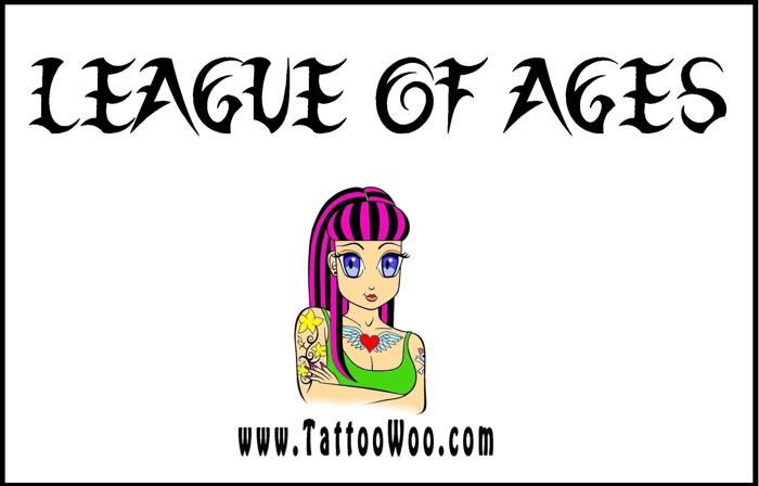 League of Ages Font poster