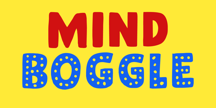 Mind Boggle Font poster