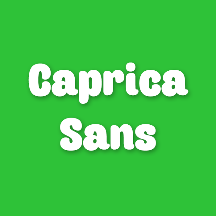 Caprica Sans Font poster
