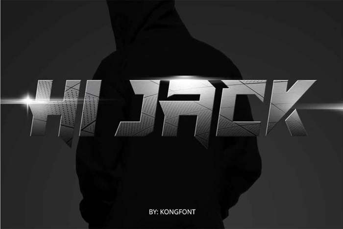 Hi Jack Font poster