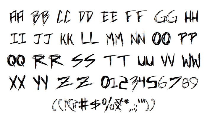 Incubus Font poster