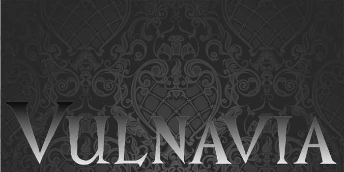 Vulnavia Font poster