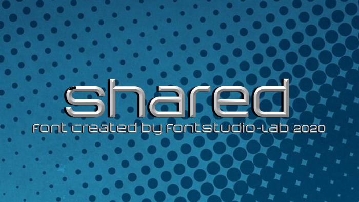 Shared Font poster