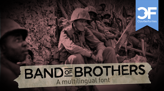 CF Band of Brothers Font poster