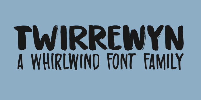 Twirrewyn DEMO Font poster