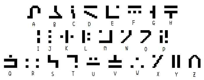 SGA Pixies Font poster