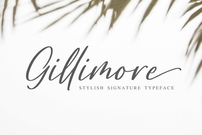 Gillimore Font poster