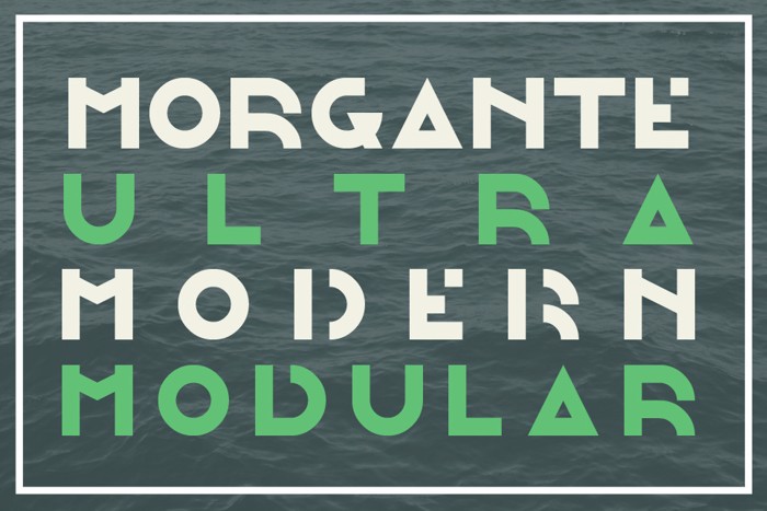 Morgante Font poster