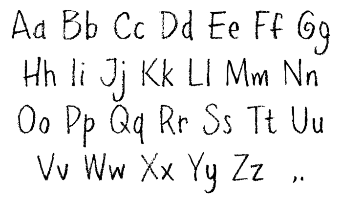 pencilPete Font poster
