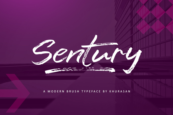 Sentury Font poster