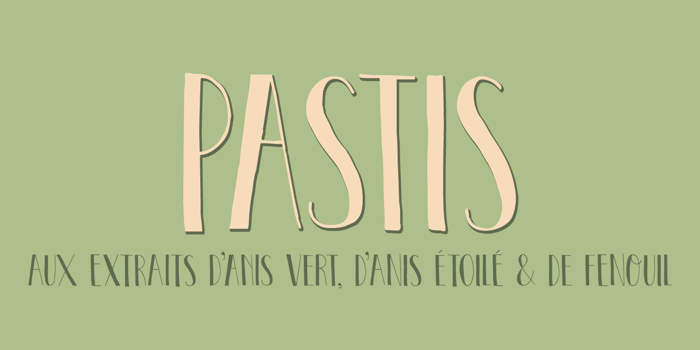 DK Pastis Font poster