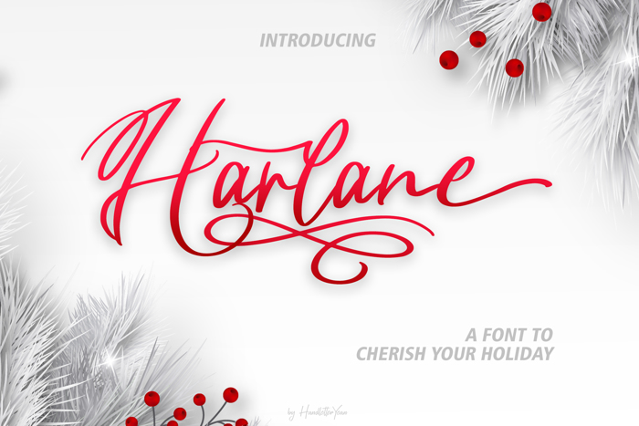 Harlane Font poster