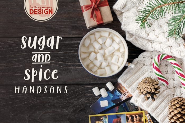 Sugar & Spice HandSans Font poster