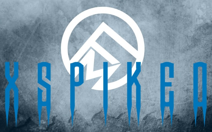 Spiked Font poster