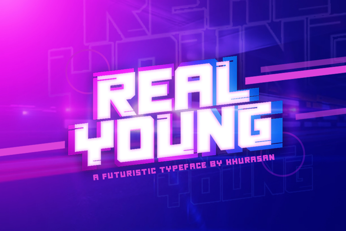 Real Young Font poster