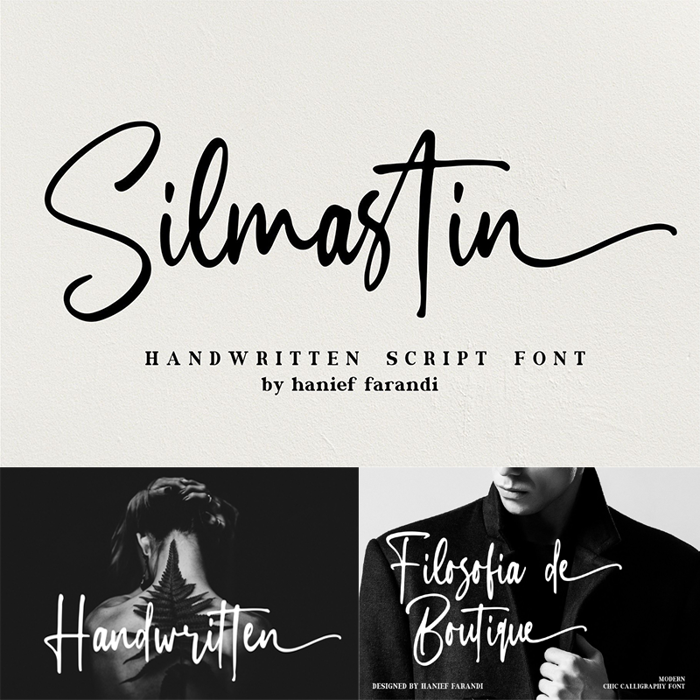 Silmastin Font poster