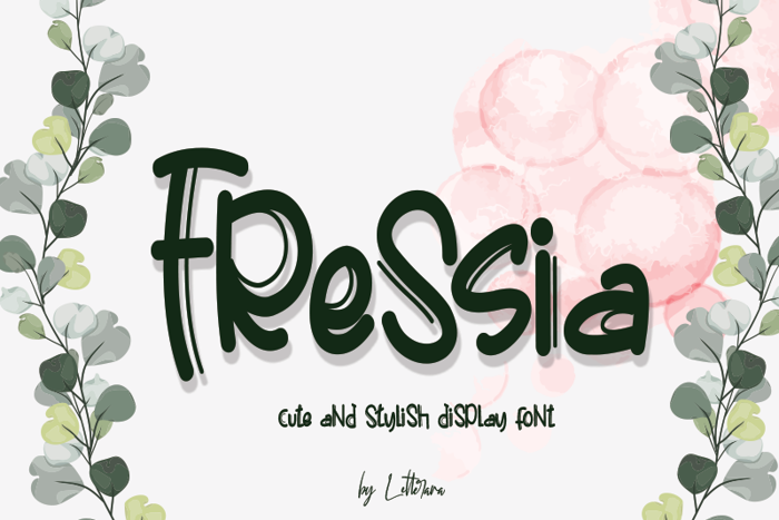 Fressia Font poster
