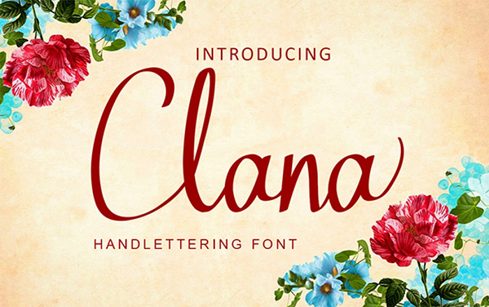 Clana Font poster