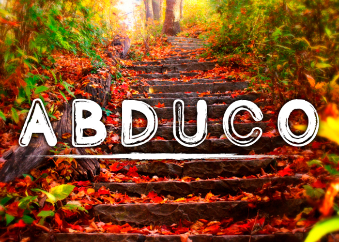 Abduco Font poster