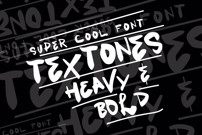 Vtks Textones Font poster