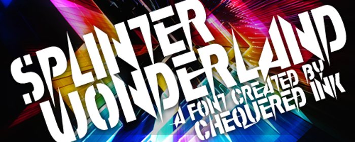 Splinter Wonderland Font poster